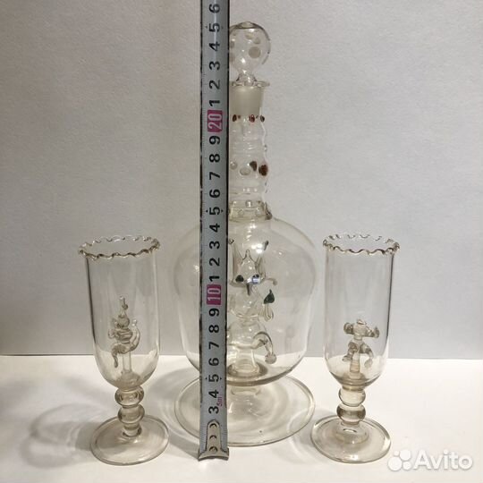 Графин штоф с чертиком