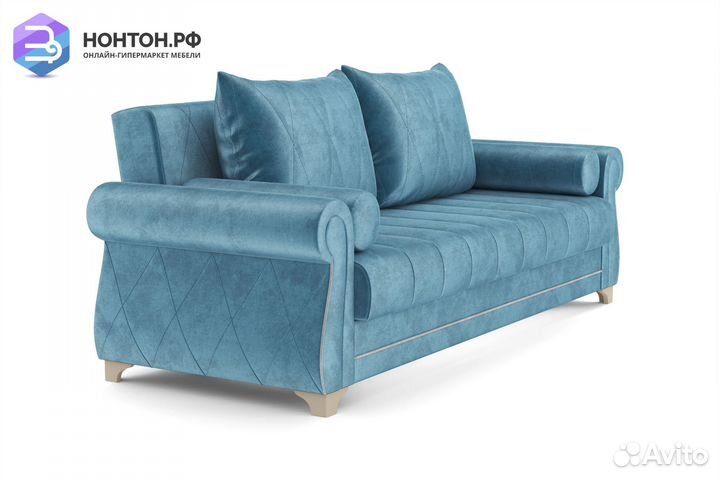 Диван книжка Порто М голубой