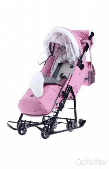 Санки-коляска nika комбинированная Ника Детям