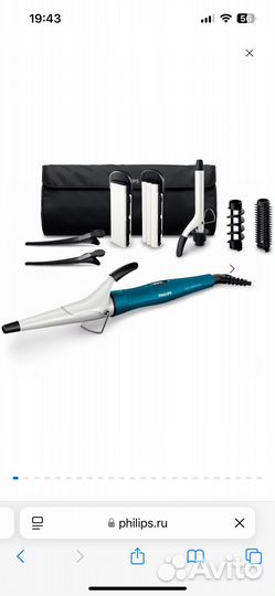 Щипцы для укладки волос philips