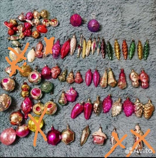 Елочные игрушки СССР