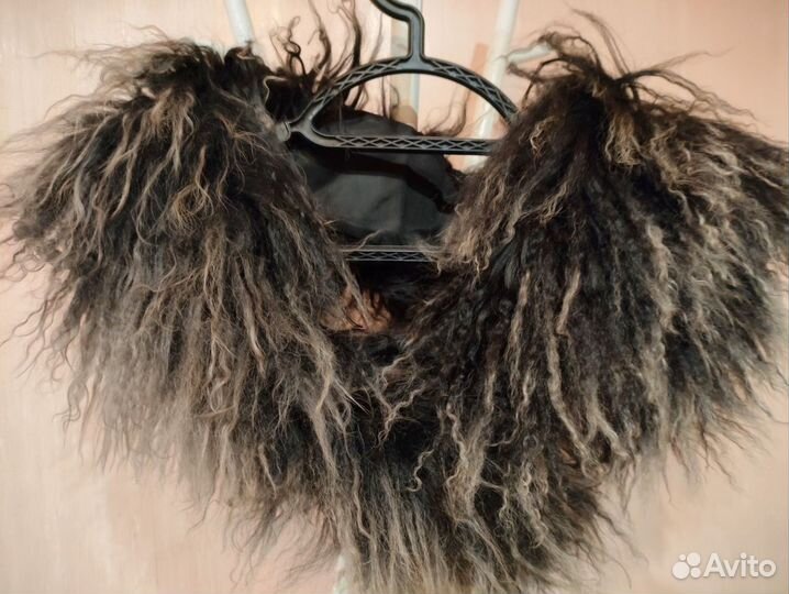 Меховой шарф из Ламы