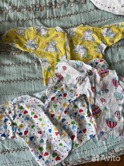 Распашонки без завязок новые 62 размер