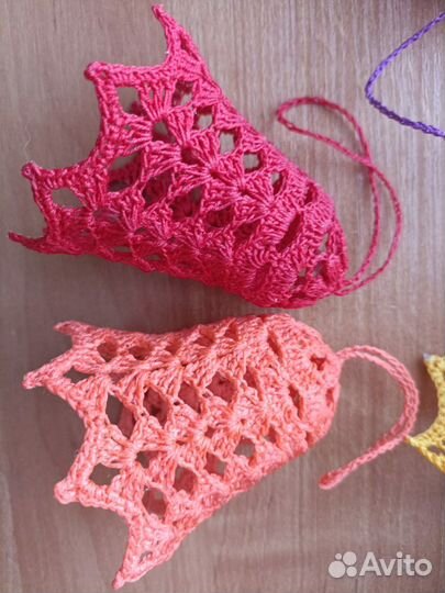 Набор колокольчиков на ёлку