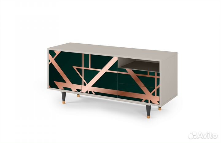 Тв-тумба T7 - Сатин - Emerald Gats