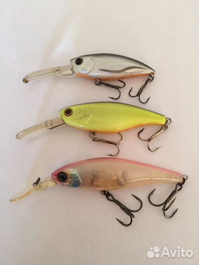 Воблеры T.T.M shad 48F, Evergreen, Tiemco, Rigge