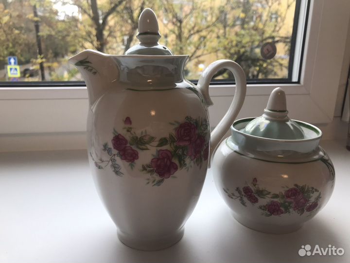 Заварочный чайник и сахарница СССР