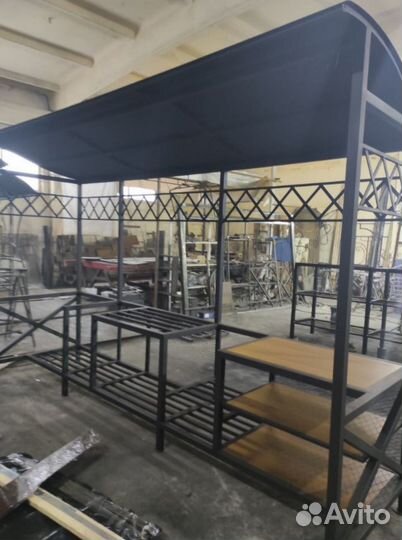 Мангал кованый с жаровней