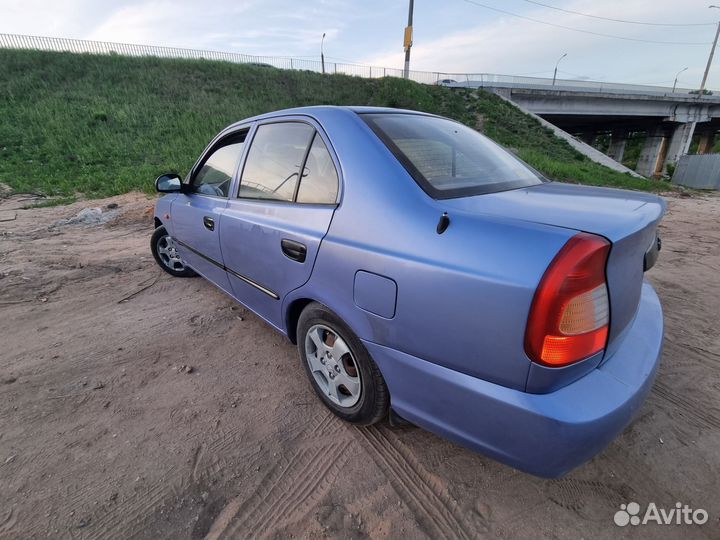Hyundai Accent 1.5 МТ, 2004, 334 000 км