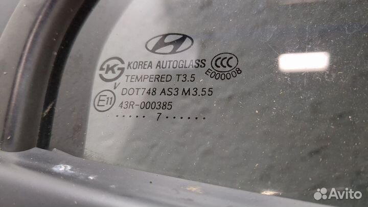 Дверь боковая правая задняя Hyundai Santa Fe, 2008