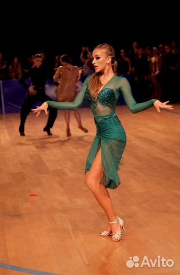 Платье для бальных танцев латина ю2 / молодёжь