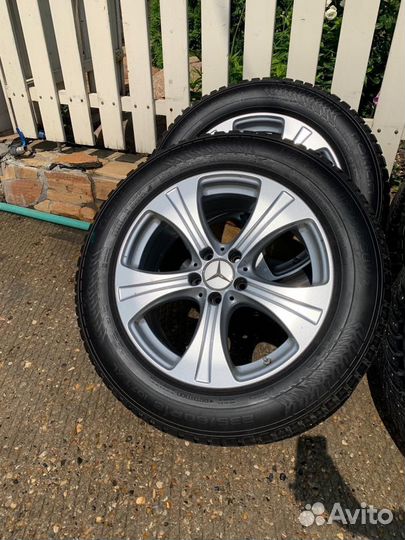 Колеса на mercedes r18 зимние шипованные