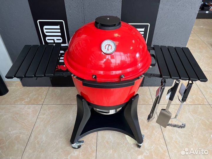 Угольный Гриль KamadoJoe Kettle Joe Red гриль, 57