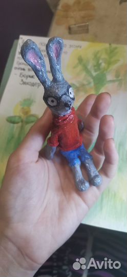 Кролик из винни пуха. Подарок