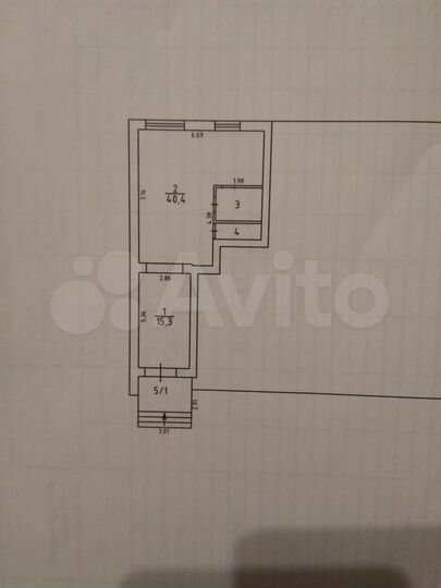 Торговая площадь, 60.6 м²