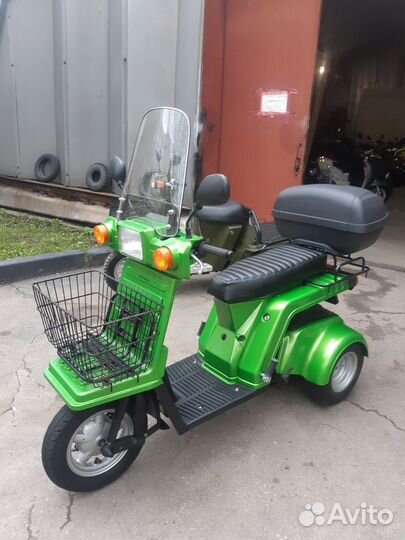 Honda gyro x-3 pgm для двоих зеленый