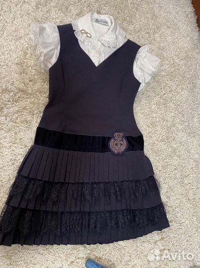 Школьное платье 122-128
