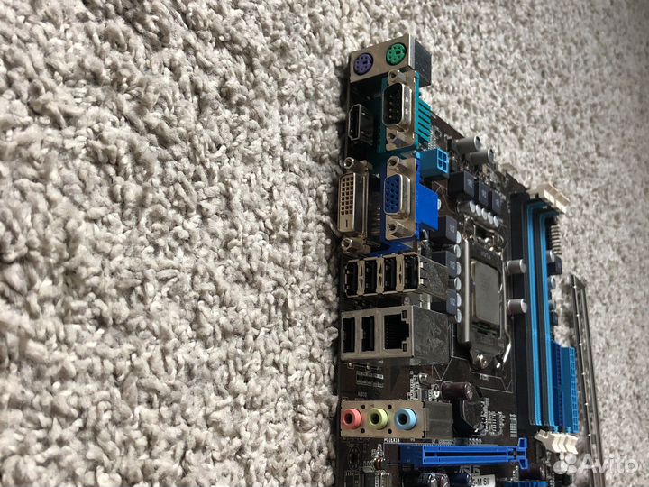 Мат. Плата socket 1156 asus p7h55-m