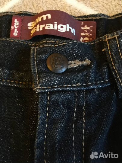 Джинсы Levi’s оригинал, США,7-8 лет, рост 124-127