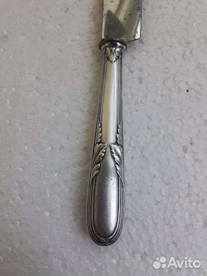 Нож антикварный серебро 84 Хлебников