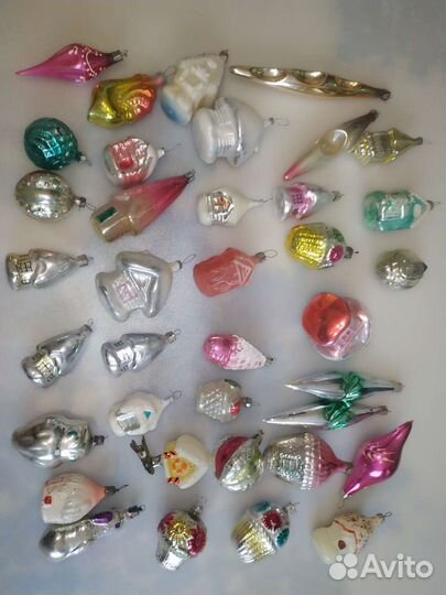 Елочные игрушки СССР