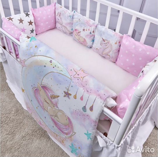 Бортики в кроватку