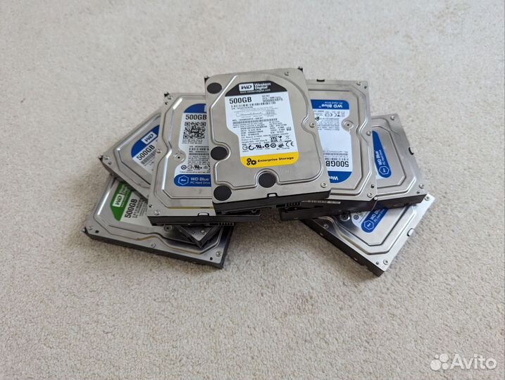 Жесткие диски 500gb SATA