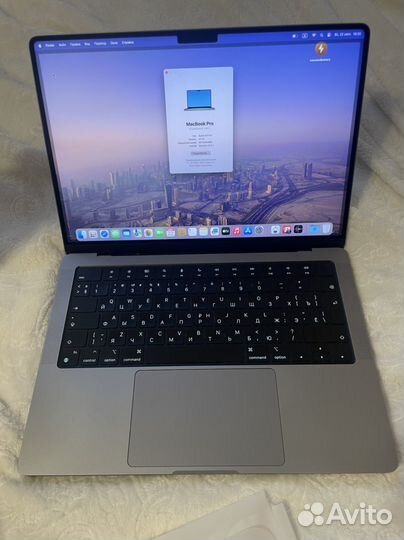 Apple macbook pro 14 m1 pro рст (идеал, комплект)