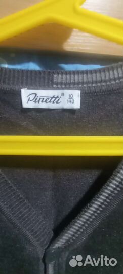 Кардиган школьны серый р140