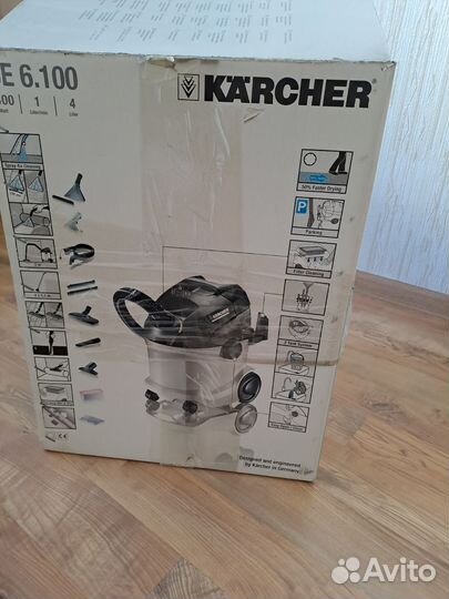 Моющий пылесос karcher se 6.100