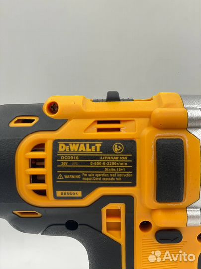 Шуруповерт dewalt 36v