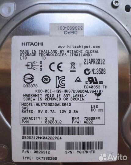 Корзина с HDD на 12 терабайт
