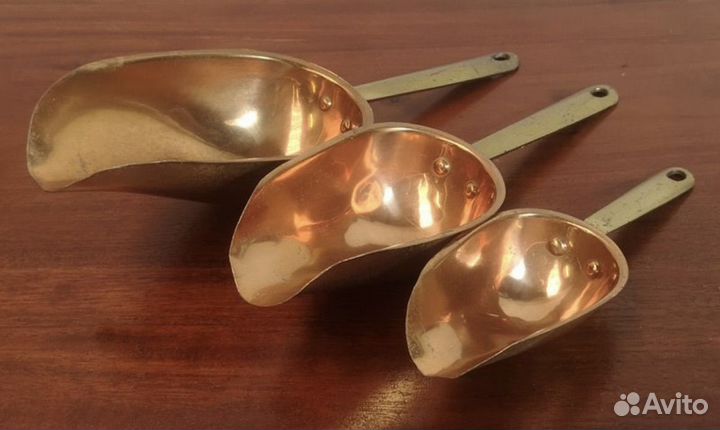 Набор винтажной медной посуды