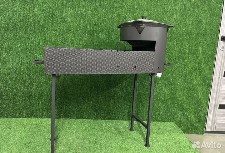 Мангал с подказанником 8-10-12л
