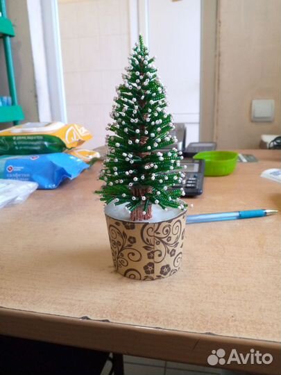 Елка из бисера