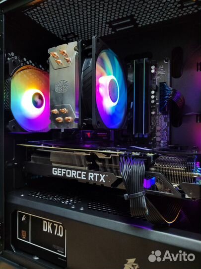 Мощный игровой пк Ryzen 5600, RTX 3070Ti, Кредит