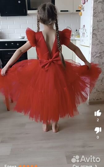 Платье для девочки 110