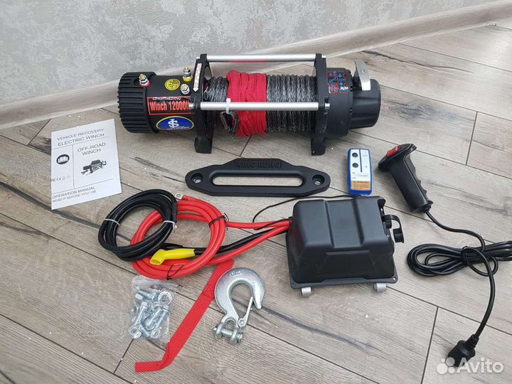 Новая лебедка 5,5т, Кевларовый трос, на эвакуатор