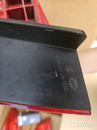 Фары задние ауди а4 б8 (2007-2012)