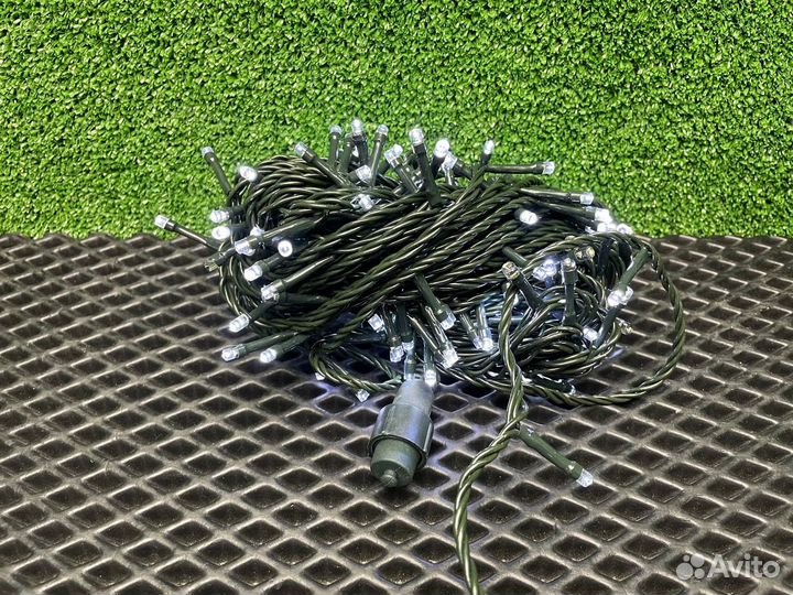 Гирлянда уличная нить 20м белая