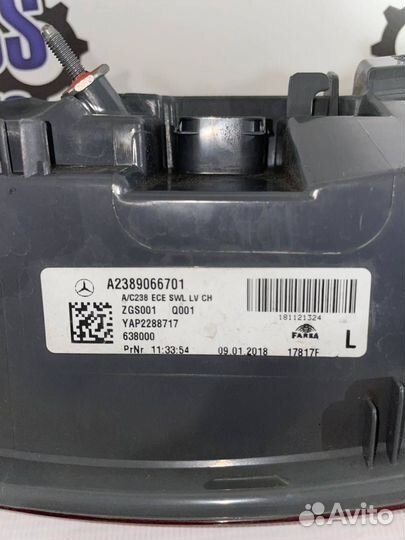 Фонарь задний левый Mercedes-Benz E-Класс