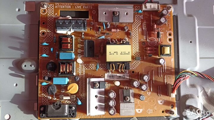Телевизор philips 40pft4100/60 на запчасти