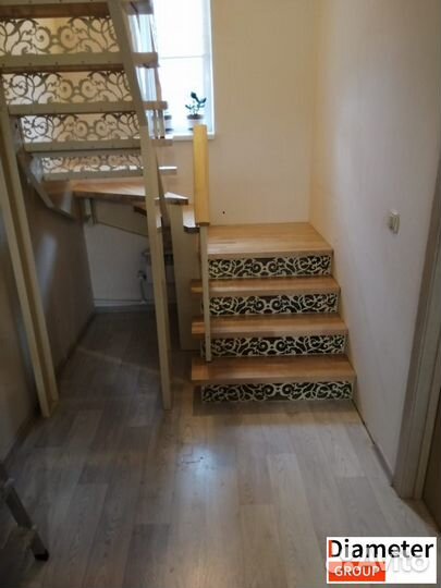 Каркасная лестница на мансарду