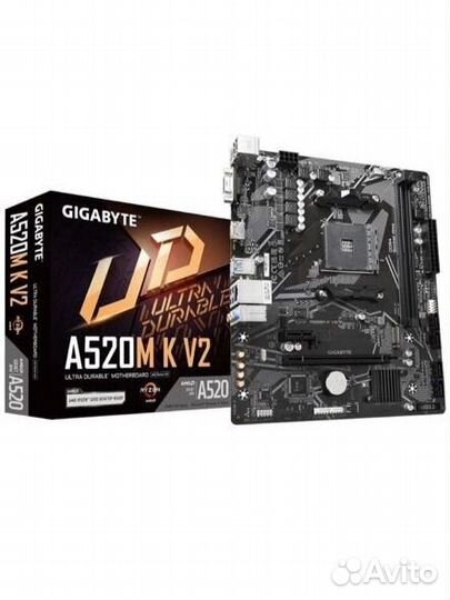 Материнская плата AM 4, gigabyte (A520M K V2)
