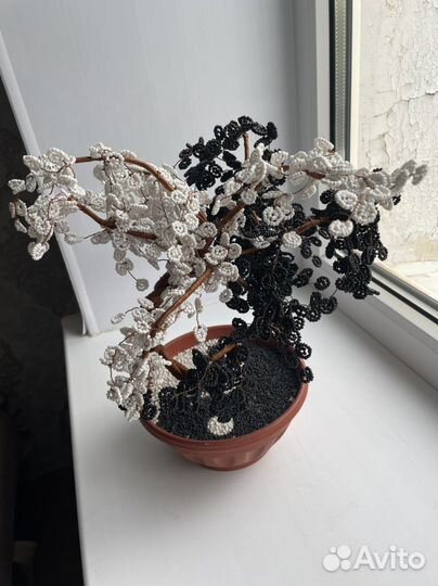 Деревья из бисера