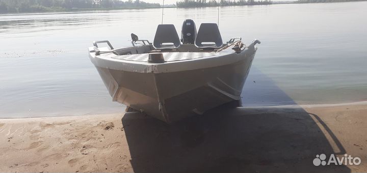 Крафтер 420 с мотором хайди 9.9 про и прицепом