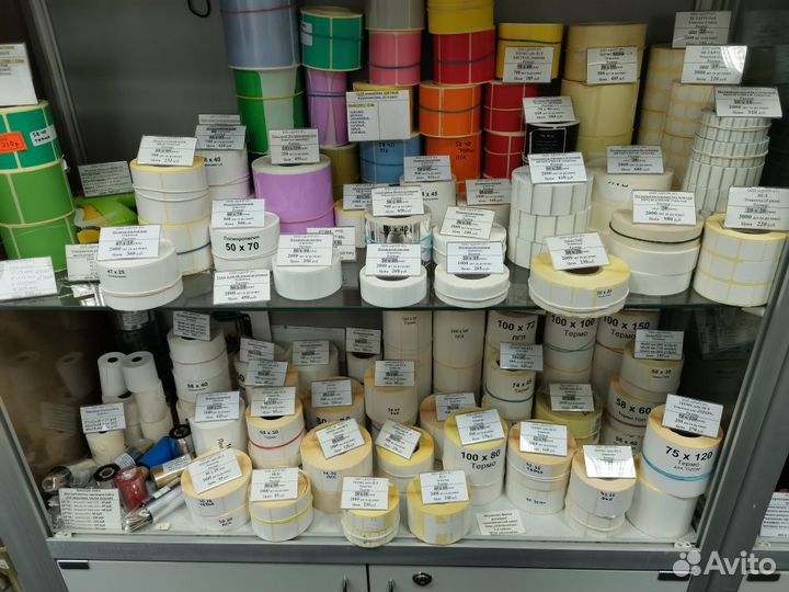 Термоэтикетки в рулонах