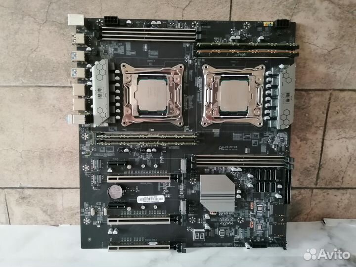 Комплект X99 Dual Jginyue + Xeon E5-2670v3 + 64gb