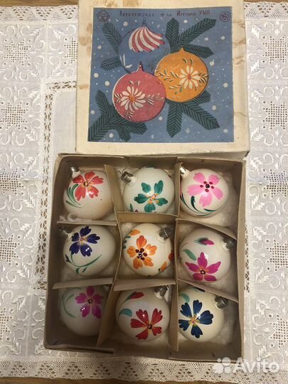 Набор шаров СССР Воронежская фабрика 1970 гг