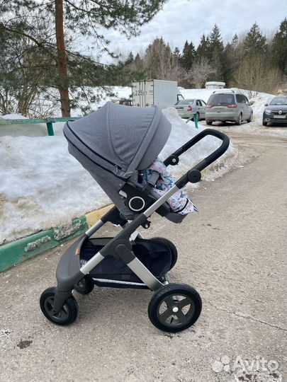 Коляска stokke trailz и зимний кит Симачёва